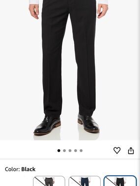 Savane Gray Men’s Dress Pants - Classic Straight Leg
